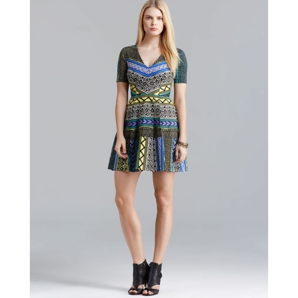 Anthropologie Dresses & Skirts - PLENTY BY TRACY REESE DIRECTIONAL FROCK PRINT DRESS SIZE 2 PETITE